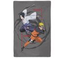 Plaid Naruto Uzumaki Et Sasuke Uchiwa 110x130 Cm - 100% Polyester