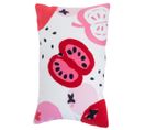 Coussin Rectangulaire Décoratif Catimini Enfant Motif Pommes - 30x50 Cm - 100% Coton