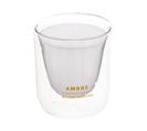 Bougie Parfumée Ambre Dans Pot En Verre 130 G