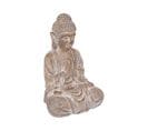 Statue Décorative Bouddha En Magnésie Effet Bois H 45 Cm