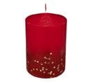 Bougie Déco Paillettes "colorama" 90g Rouge