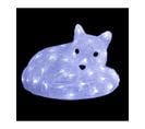 Déco Lumineuse Renard 60 LED Blanc Froid H 25 Cm