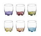 Lot De 6 Verres à Eau "tino" 31cl Multicolore