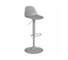 Tabouret Chaise De Bar Gris Clair Hauteur Ajustable