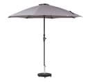 Parasol Droit Rond Sisko Ardoise