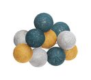 Guirlande LED 10 Boules "tropi" 165cm Multicolore