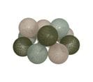 Guirlande LED 10 Boules "army" 165cm Multicolore