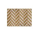 Tapis Décoratif Jaune Ocre Pour Extérieur Ou Intérieur En Polypropylène 150 X 230 Cm