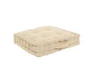 Coussin De Sol Berlingot Beige 40 X 40 Cm