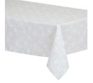 Nappe En Polycoton Beige Et Blanc 150 X 250 Cm