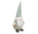 Déco De Noël Gnome Vert Avec Barbe Blanche H 36 Cm