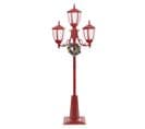 Déco Lumineuse Intérieur Lampadaire Rouge 3 Lanternes 158 LED