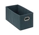 Boîte De Rangement Tissu Bleu Pétrole15 X 31 X 15 Cm