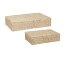 Lot De 2 Boîtes De Rangement "cora" 80cm Naturel