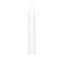 Lot De 2 Bougies Bâton "hugo" 30cm Blanc