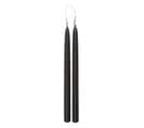 Lot De 2 Bougies Bâton "hugo" 30cm Noir