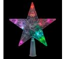 Déco Sapin De Noël Cimier Lumineux Étoile 10 LED Multicolore