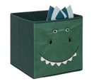 Boîte De Rangement Enfant "dinosaure" 29cm Vert Foncé