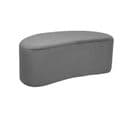 Banc Banquette En Velours Gris Foncé 98 X 50 Cm