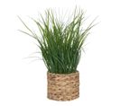 Plante Artificielle Herbes Dans Pot En En Jacinthe D'eau H 70 Cm