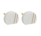 Lot De 2 Boutons De Meuble "maeva" 4cm Blanc