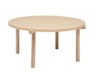 Table Basse Ronde En Bois D 82 X P 40 Cm