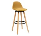 Tabouret Bar Maxon Simili Ocre Atmosphera - Ocre