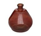 Vase Rond En Verre Recyclé Rouge Ambre D. 45 X H. 50 Cm