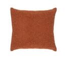 Coussin Décoratif Terracotta Effet Mohair 45 X 45 Cm