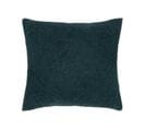 Coussin Décoratif Bleu Egéen Effet Mohair 45 X 45 Cm