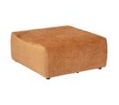 Pouf En Velours Mavuno Caramel Atmosphera - Marron