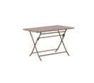 Table De Jardin Pliante Rectangulaire "greensboro" Bronze 4 Places