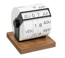 Calendrier Déco "be Vintage" 15cm Blanc