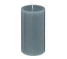 Bougie Cylindrique Déco "hugo" 13cm Bleu Orage