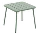 Table Basse De Jardin Carrée "phuket" Vert Olive En Acier Traité En Époxy