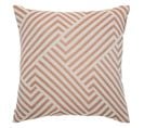 Coussin Déco "jacquard" 40x40cm Terracotta