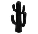 Objet Déco Cactus Noir En Magnésie H 57 Cm