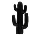 Objet Déco Cactus Noir En Magnésie H 38 Cm