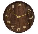 Horloge D55 Ivana Bois Foncé Atmosphera - Naturel Fonce