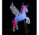 Licorne Avec Ailes Lumineuse 100 LED - Multicolore