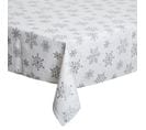 Nappe Flocons De Noël Fantasy - L. 240 X L. 140 Cm - Blanc