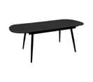 Table De Repas Extensible "mapu" 160-200cm Noir