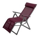 Chaise Longue Decima Bordeaux/graphite - Bordeaux