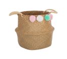 Panier De Rangement Avec Pompons Chambre Enfant