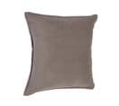 Coussin Déhoussable Taupe 45 X 45 Cm