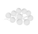 Guirlande Lumineuse Solaire 10 Boules LED Sur 3.35 Mètres