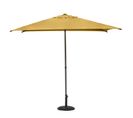 Parasol Droit Carré 2,5x2,5m Soya Jaune Moutarde Hespéride - Jaune Moutarde