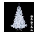 Sapin De Noël Artificiel Blanc 2 Tons H 150 Cm