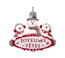 Déco De Noël Pancarte Joyeuses Fêtes H 48 Cm