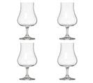 Lot De 4 Verres Design "liqueur" 22cl Transparent